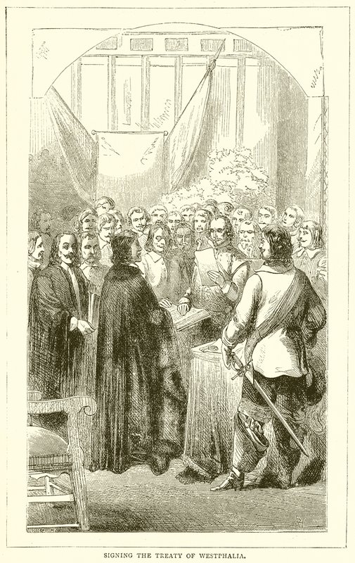Assinatura do Tratado da Westphalia de English School