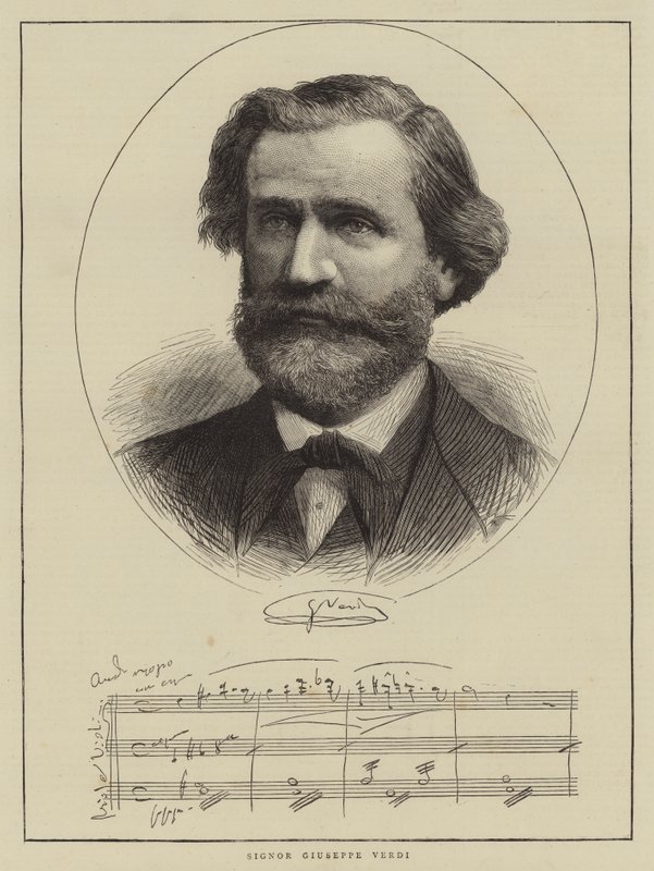 Signor Giuseppe Verdi (gravura) de English School