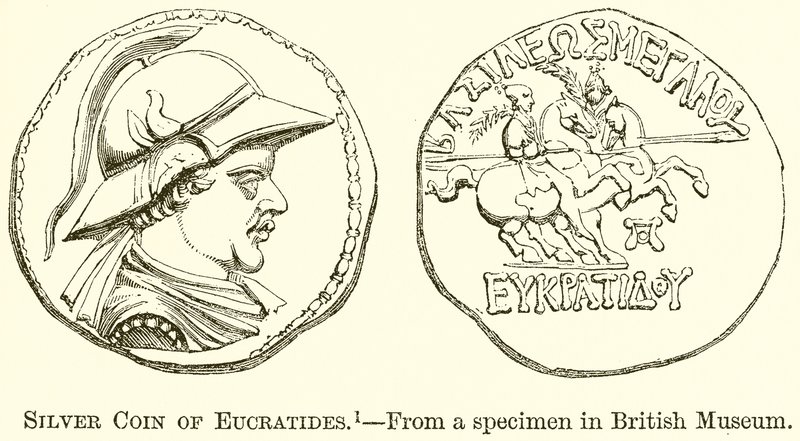 Moeda de Prata de Eucratides de English School