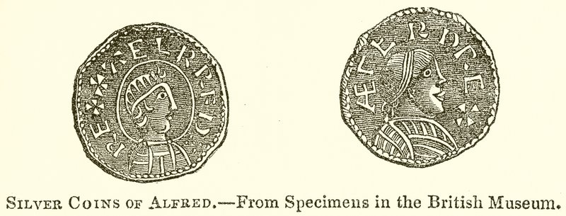 Moedas de prata de Alfred de English School