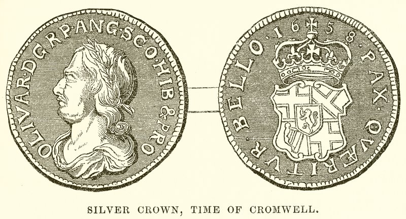 Coroa de prata, hora de Cromwell de English School