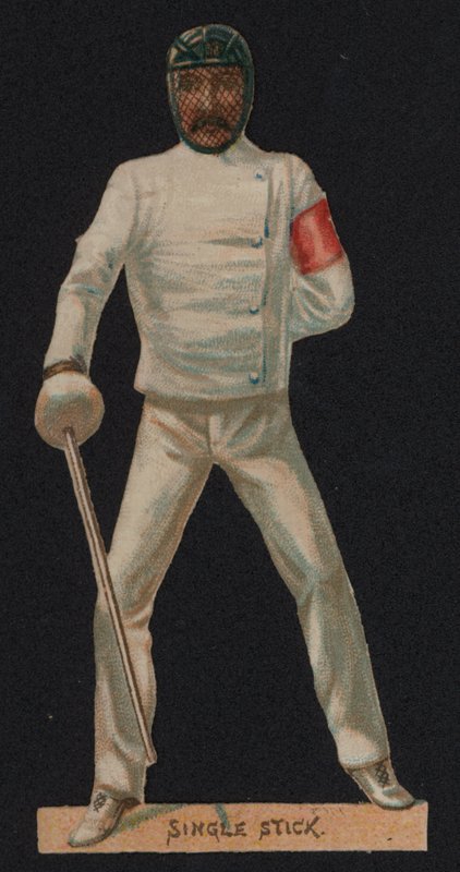 Único pau, esgrima de English School