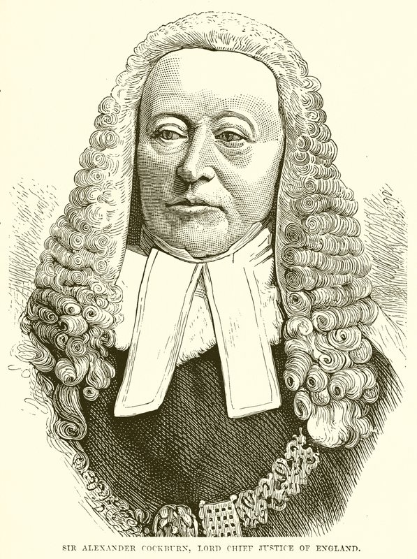 Sir Alexander Cockburn, Lord Chief Justice da Inglaterra de English School