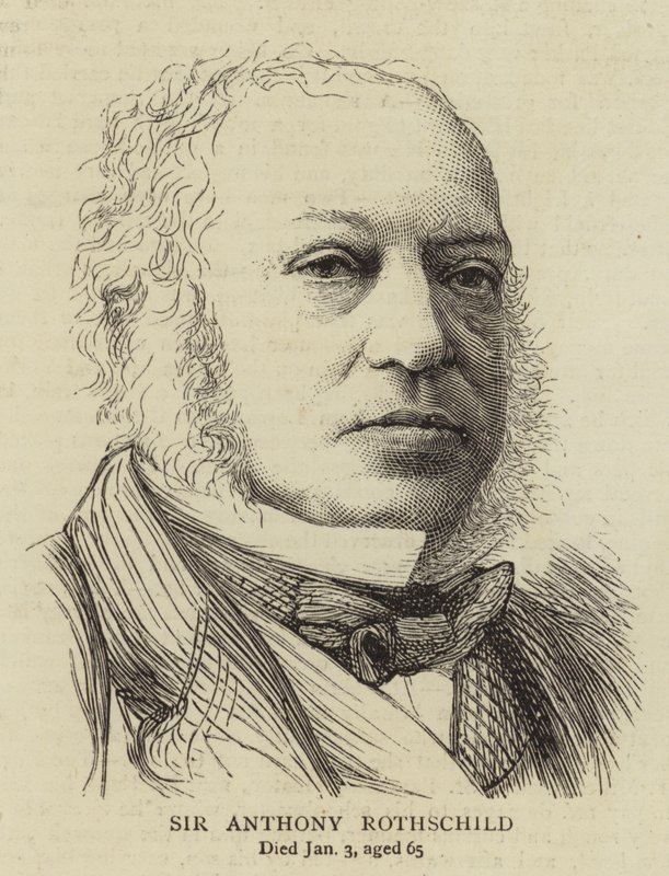 Sir Anthony Rothschild (gravura) de English School