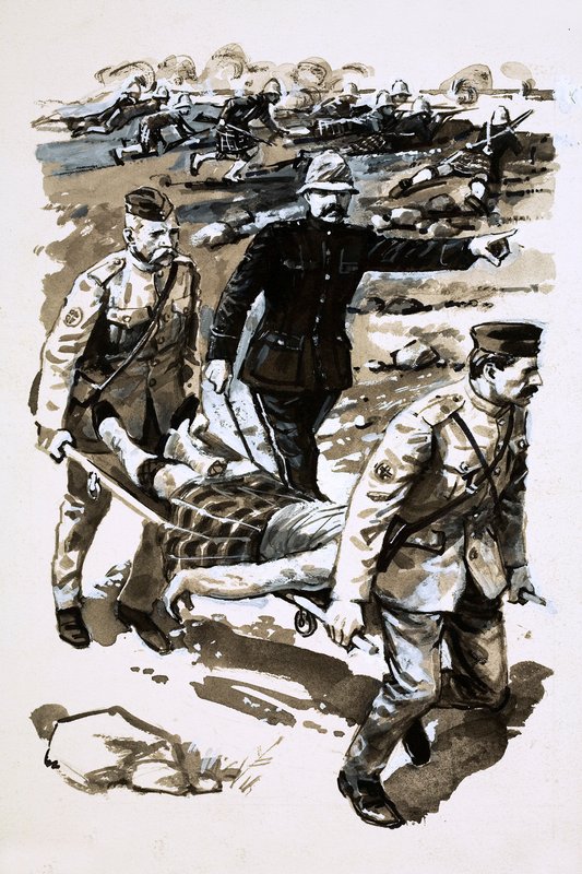 Sir Arthur Conan Doyle serviu como médico durante a Guerra dos Bôeres de English School
