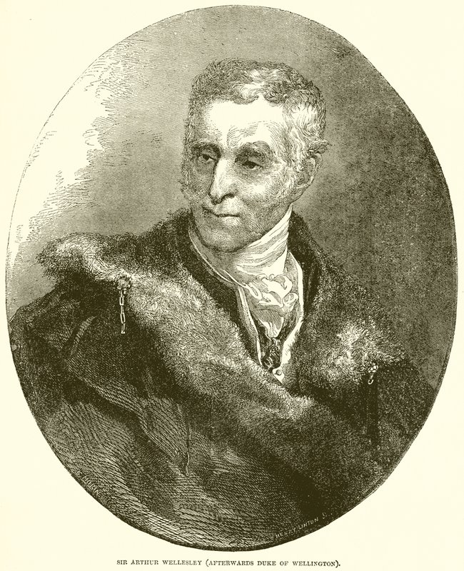Sir Arthur Wellesley (depois do duque de Wellington) de English School