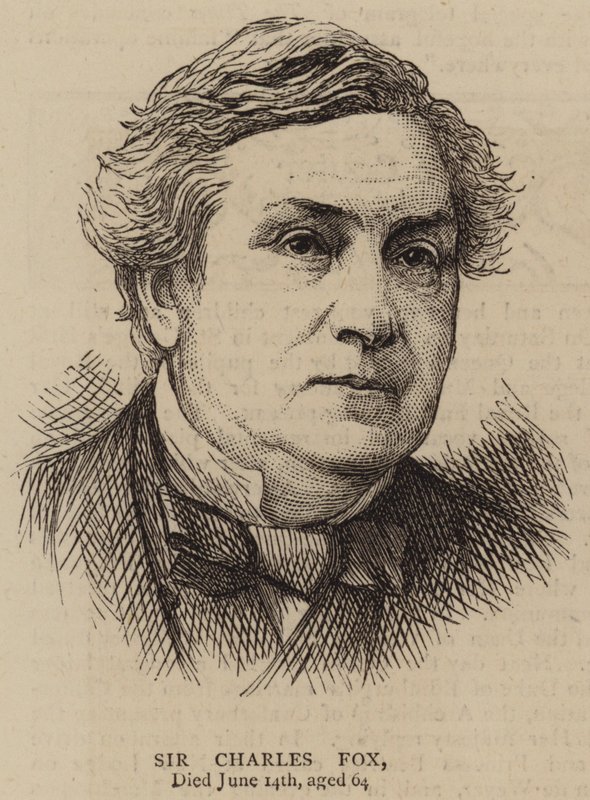 Sir Charles Fox (gravura) de English School