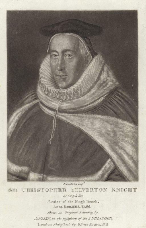 Cavaleiro de Sir Christopher Yelverton de English School
