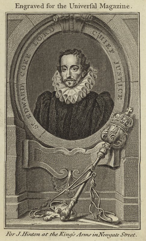 Sir Edward Coke, Lord Chief Justice de English School