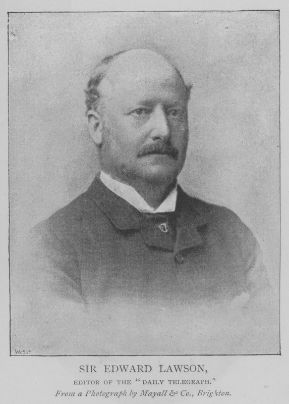 Sir Edward Lawson, Editor do "Daily Telegraph" (gravura) de English School
