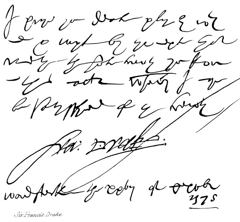 Sir Francis Drake de English School