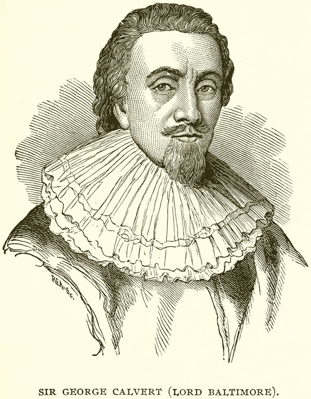 Sir George Calvert (lorde Baltimore) de English School