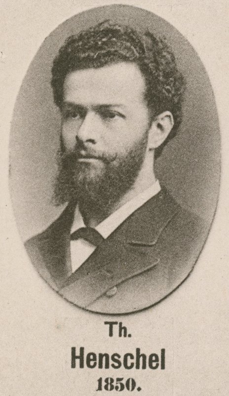 Sir George Henschel (gravura) de English School
