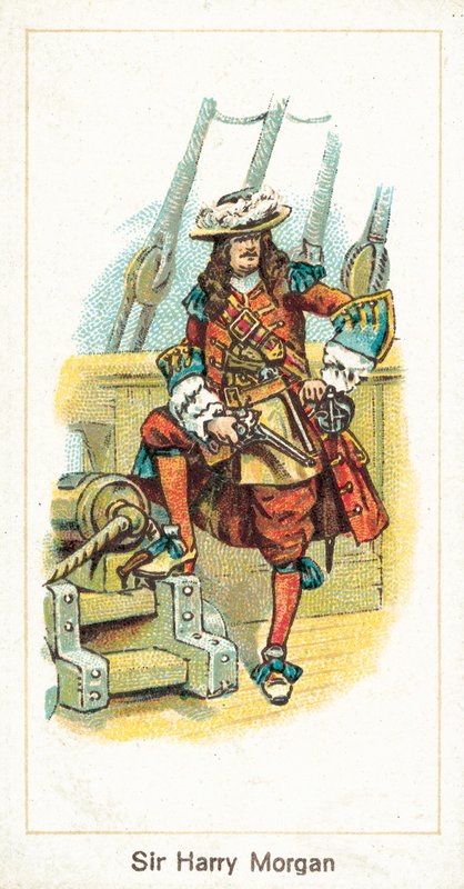 Sir Harry Morgan (chromolitho) de English School