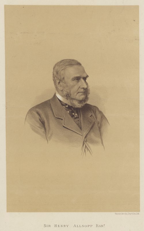 Sir Henry Allsopp, Baronet (litografia) de English School