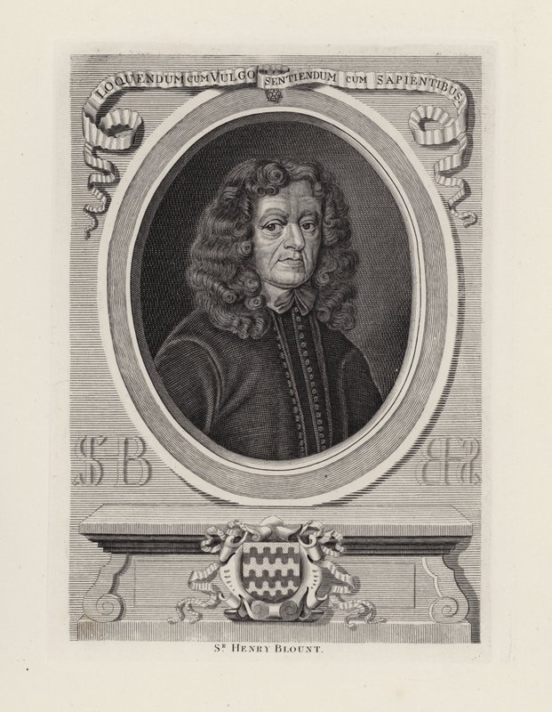Sir Henry Blount (gravura) de English School