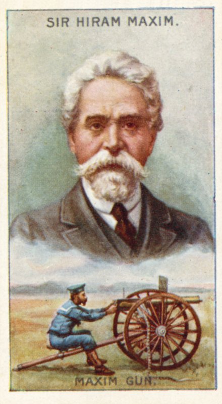 Sir Hiram Maxim, Maxim Gun de English School