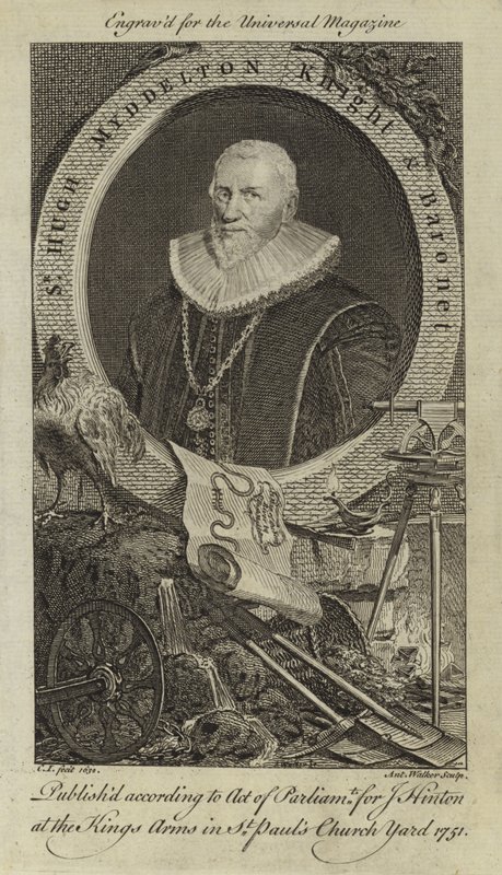 Sir Hugh Myddelton, cavaleiro e baronete de English School