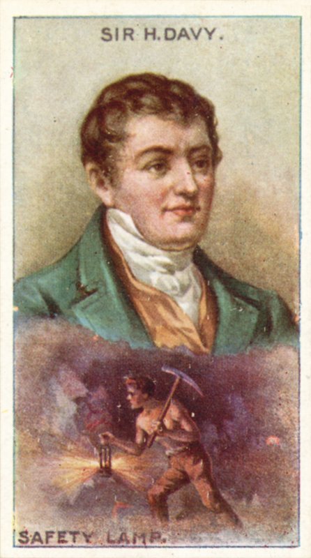 Sir Humphry Davy, lâmpada de segurança de English School