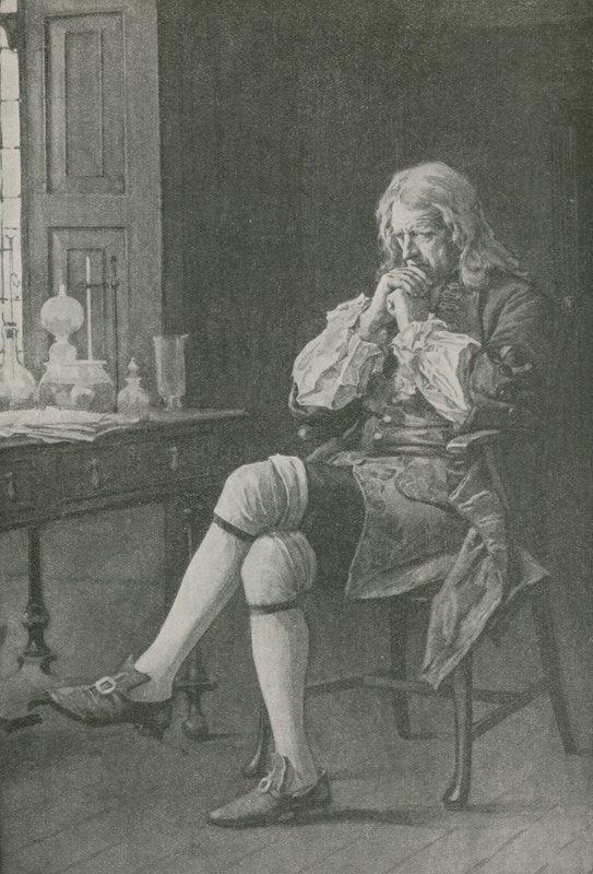Sir Isaac Newton fica sonhando de English School