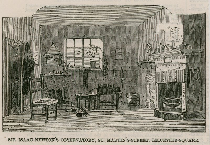 Observatório Sir Isaac Newtons, St Martins Street, Londres Leicester Square de English School
