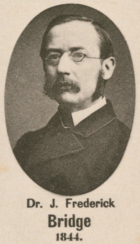 Sir J Frederick Bridge (gravura) de English School