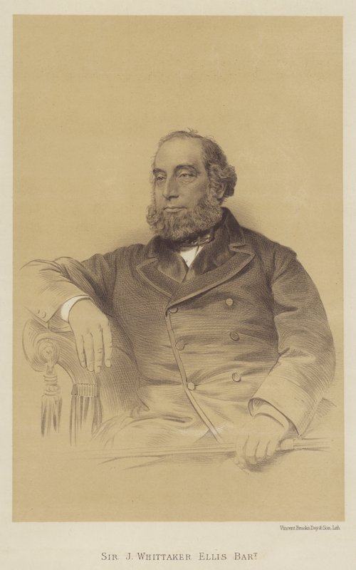 Sir J Whittaker Ellis, Baronete (litho) de English School