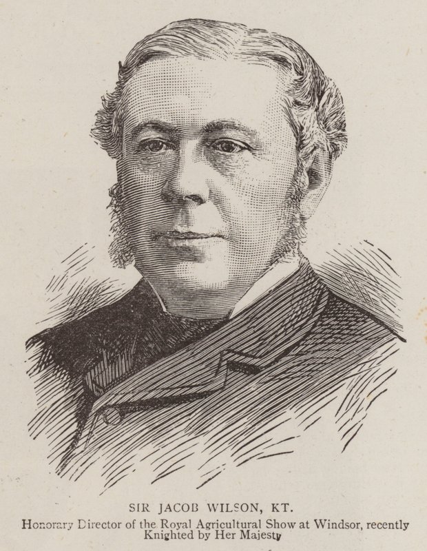 Sir Jacob Wilson, KT (gravura) de English School