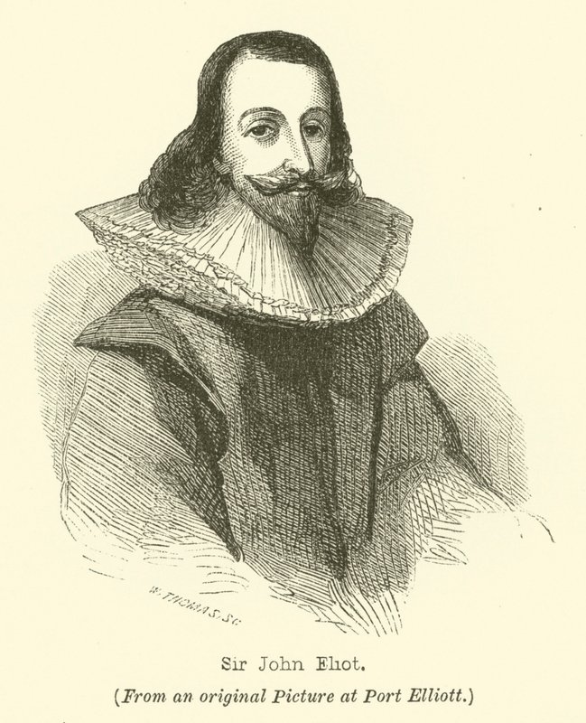 Sir John Eliot (gravura) de English School