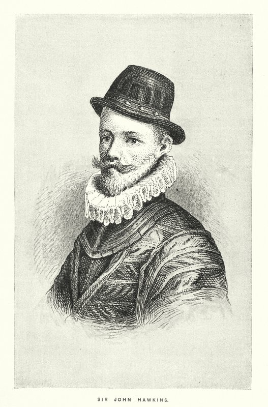 Sir John Hawkins (gravura) de English School