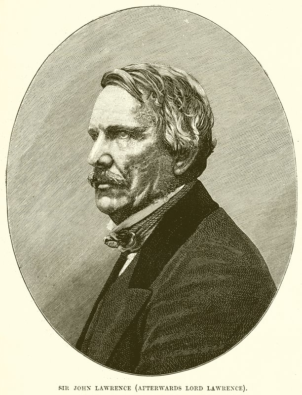 Sir John Lawrence (depois Lord Lawrence) de English School
