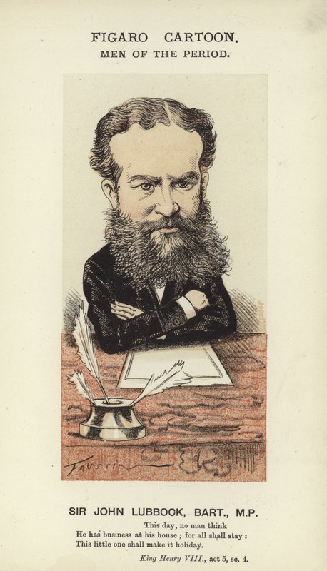 Sir John Lubbock, político inglês de English School