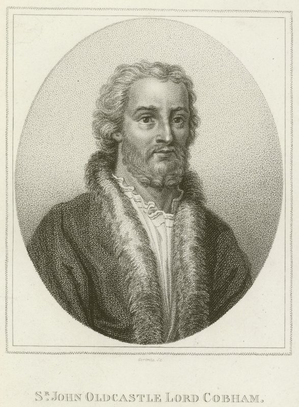 Sir John Oldcastle, Lord Cobham (gravura) de English School
