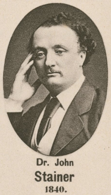 Sir John Stainer (gravura) de English School