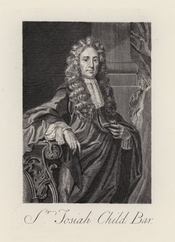 Sir Josiah Child (gravura) de English School
