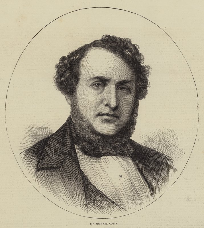 Sir Michael Costa (gravura) de English School