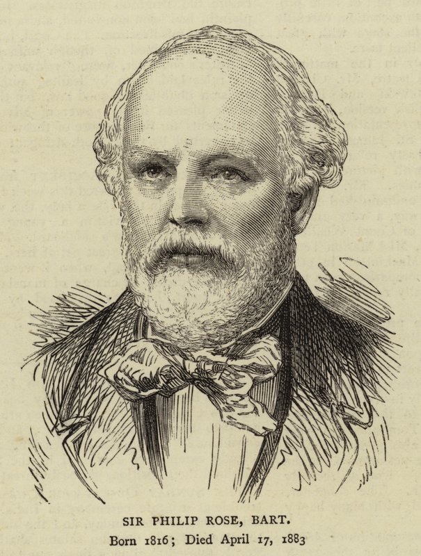 Sir Philip Rose, Baronet de English School