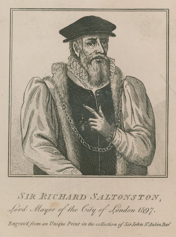 Sir Richard Saltonston, prefeito de Londres, em 1597 de English School