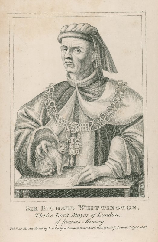 Sir Richard Whittington, três vezes prefeito de Londres de English School