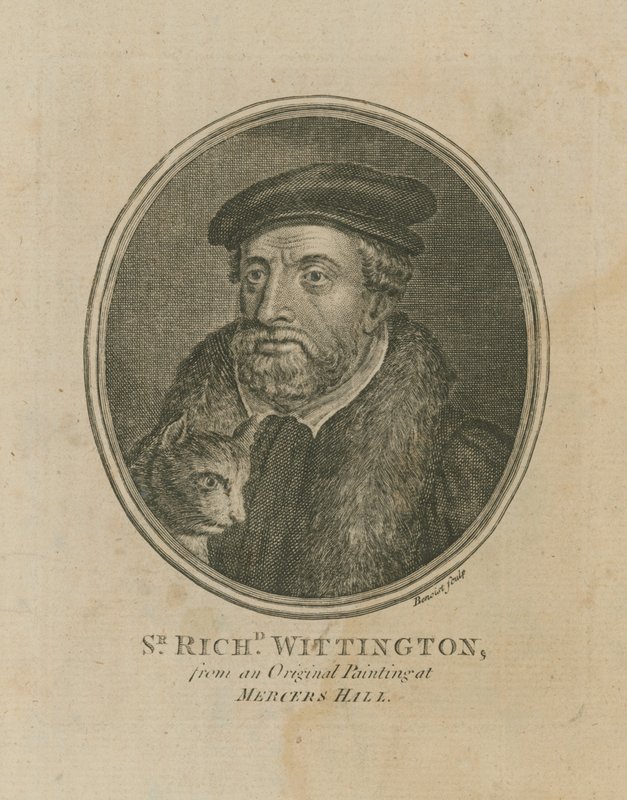 Sir Richard Whittington de uma pintura no Mercers Hall de English School