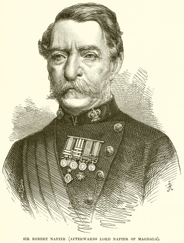 Sir Robert Napier (depois Lord Napier de Magdala) de English School