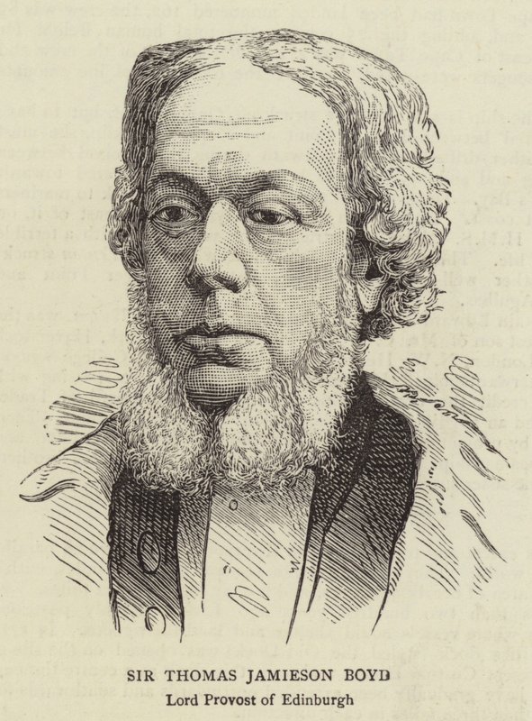 Sir Thomas Jamieson Boyd (gravura) de English School