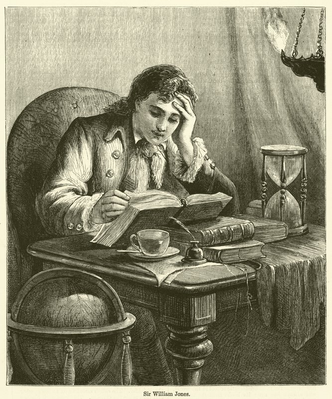 Sir William Jones (gravura) de English School