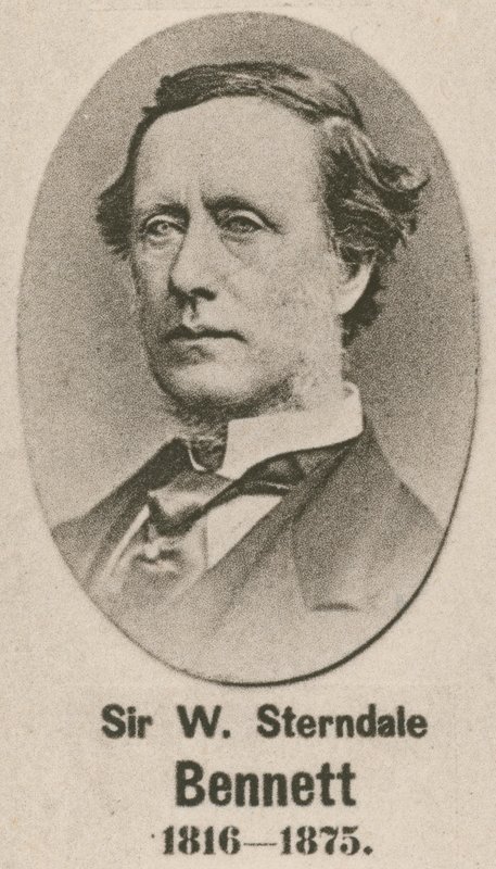 Sir William Sterndale Bennett (gravura) de English School