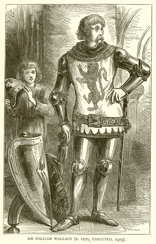 Sir William Wallace (B. 1270, executado, 1305) de English School