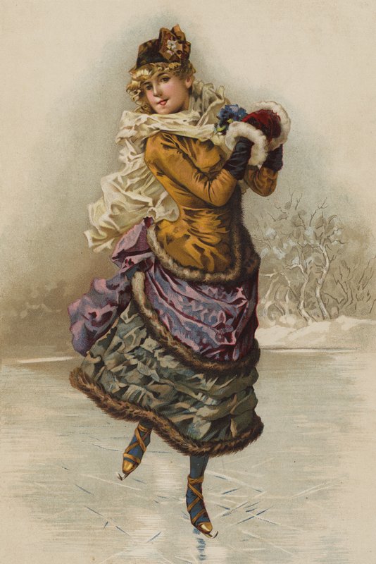 Patinagem (cromolitho) de English School