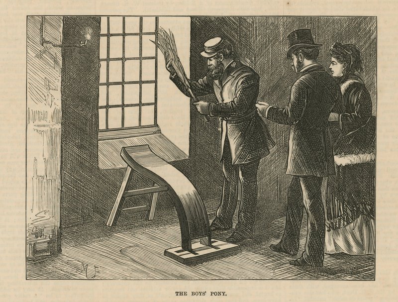 Esboços em Clerkenwell House of Correction de English School