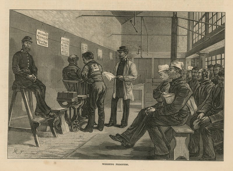 Esboços em Clerkenwell House of Correction de English School
