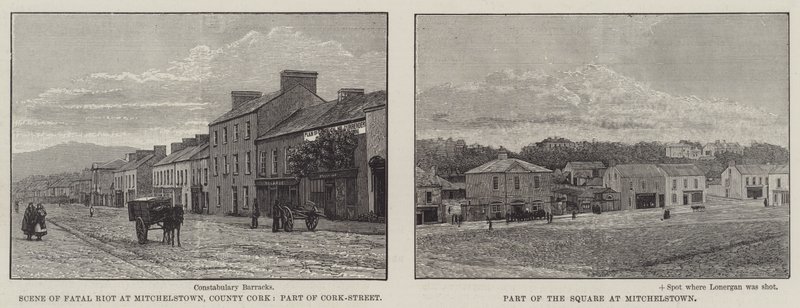 Esboços de Mitchelstown (gravura) de English School