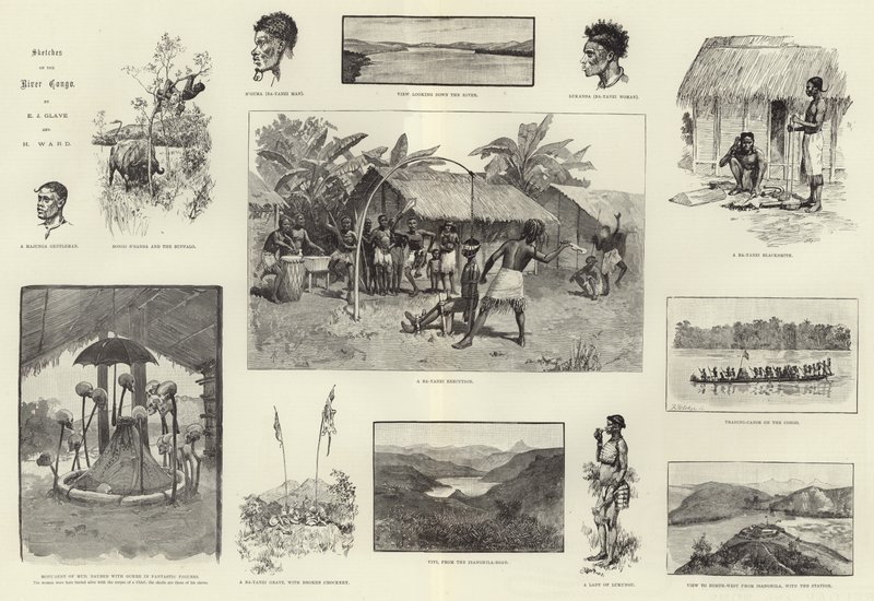 Esboços no rio Congo de English School